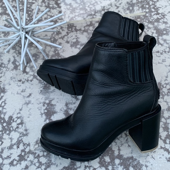 Sorel Margot Chelsea Platform Boot Black - Picture 12 of 16